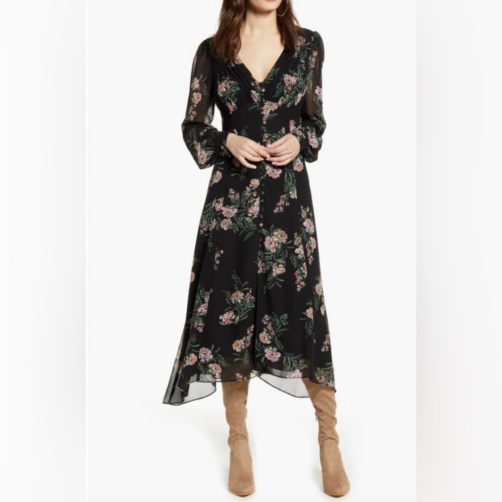 ASTR Chiffon Dress a worn once!